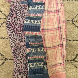 Old Navy Kids Pajama Bottoms - Pink, Blue, Cream